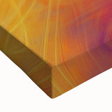 Colorful Abstract Wall Art – Yellow, Orange, and Violet Light Flow