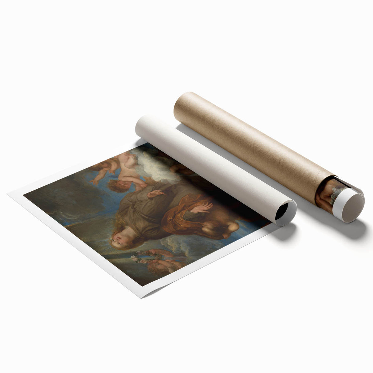 Baroque and Rococo Wall Art - Heavenly Cherubs Historical Masterpiece