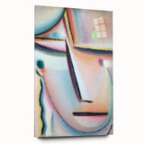 Meditation (1922) - Abstract Expressionist Portrait by Alexej von Jawlensky