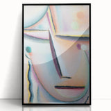 Meditation (1922) - Abstract Expressionist Portrait by Alexej von Jawlensky