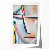 Meditation (1922) - Abstract Expressionist Portrait by Alexej von Jawlensky