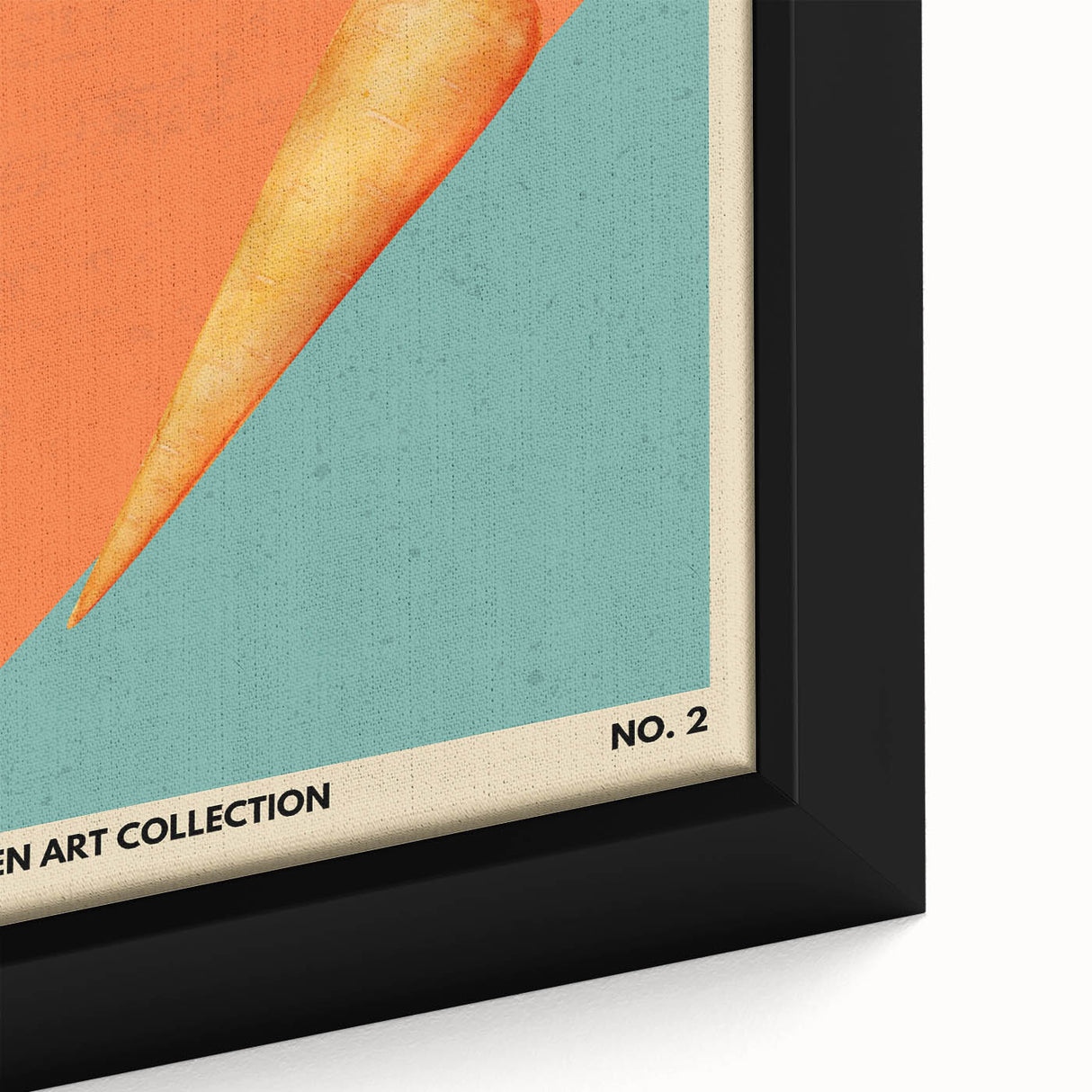 Extra large black canvas featuring a colorful, textured depiction of assorted fruits, ideal for living room decor.