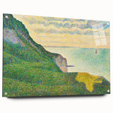 Seascape at Port-en-Bessin by Seurat: Coastal Impressionist Wall Art