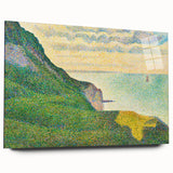 Seascape at Port-en-Bessin by Seurat: Coastal Impressionist Wall Art