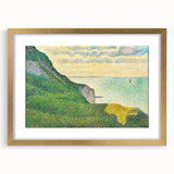 Seascape at Port-en-Bessin by Seurat: Coastal Impressionist Wall Art