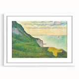 Seascape at Port-en-Bessin by Seurat: Coastal Impressionist Wall Art