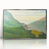 Seascape at Port-en-Bessin by Seurat: Coastal Impressionist Wall Art