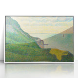 Seascape at Port-en-Bessin by Seurat: Coastal Impressionist Wall Art