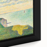 Seascape at Port-en-Bessin by Seurat: Coastal Impressionist Wall Art