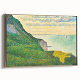 Seascape at Port-en-Bessin by Seurat: Coastal Impressionist Wall Art