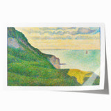 Seascape at Port-en-Bessin by Seurat: Coastal Impressionist Wall Art