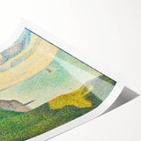 Seascape at Port-en-Bessin by Seurat: Coastal Impressionist Wall Art