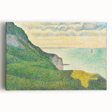 Seascape at Port-en-Bessin by Seurat: Coastal Impressionist Wall Art