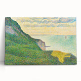 Seascape at Port-en-Bessin by Seurat: Coastal Impressionist Wall Art
