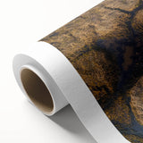 Rolled canvas showcasing a vibrant landscape bridge design with intricate details, wrapped securely in a durable cardboard tube for safe transportation and display.
