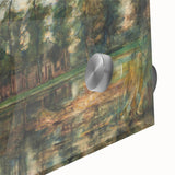 Farmstead Reflections: Modern Wall Art with Nature's Serenity