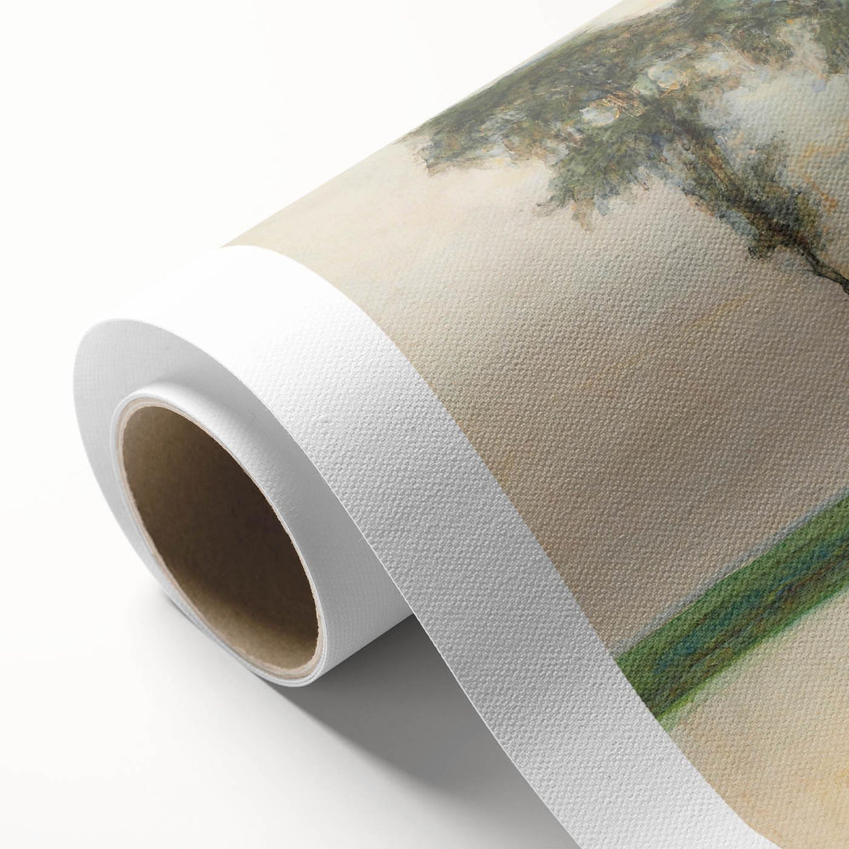 Farmstead Reflections: Modern Wall Art with Nature's Serenity