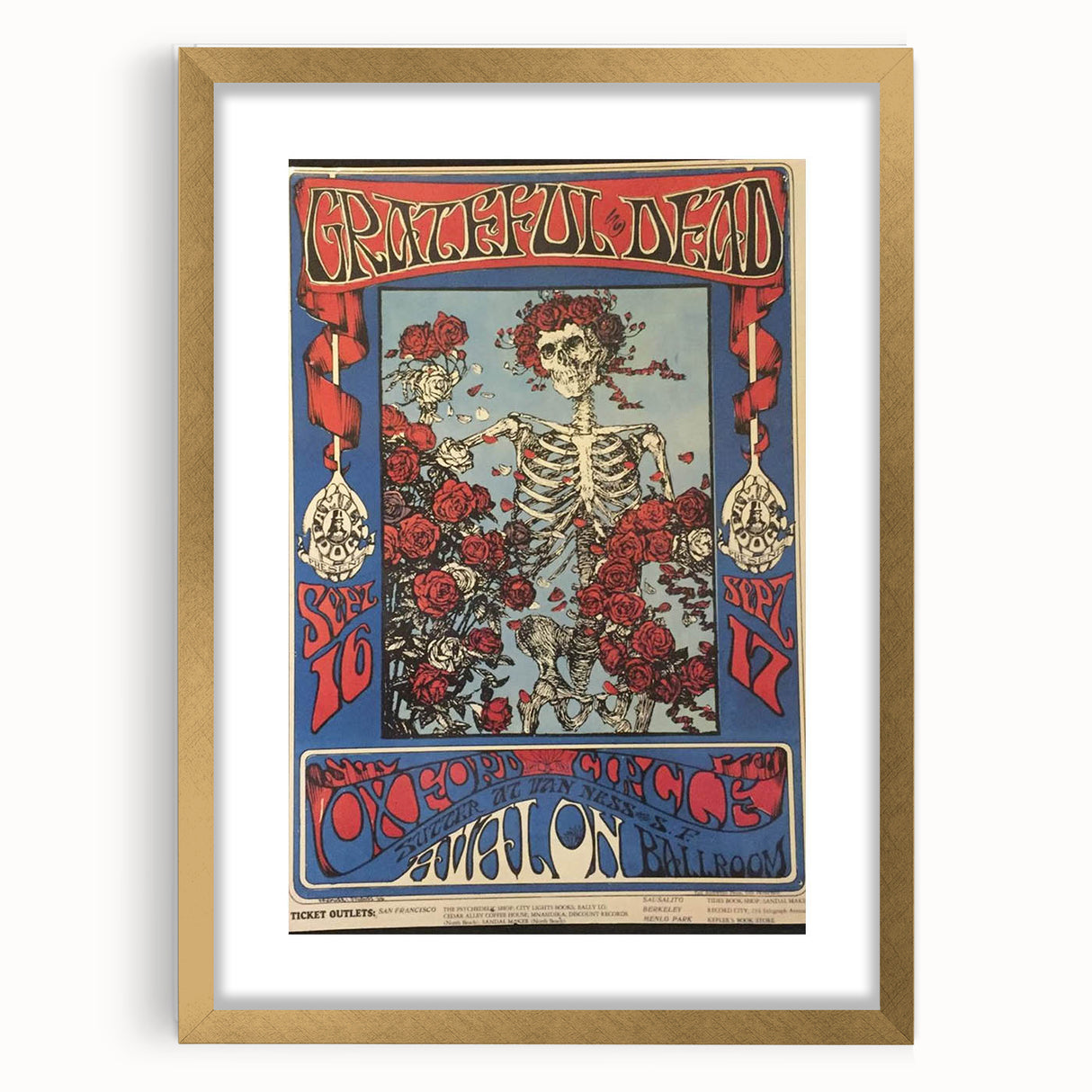 Grateful Dead Retro Wall Art – Vintage Prints for Psychedelic Fans