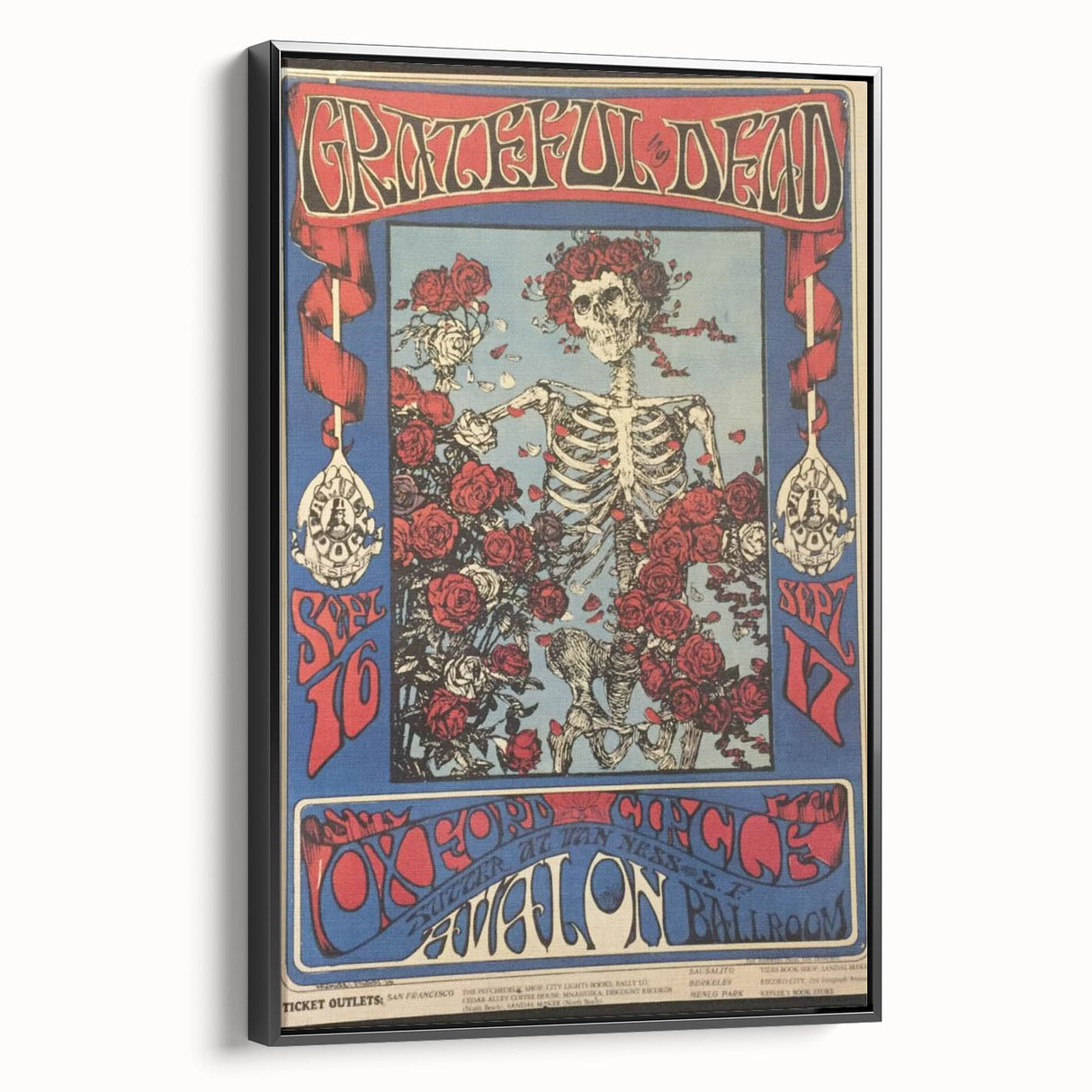 Grateful Dead Retro Wall Art – Vintage Prints for Psychedelic Fans