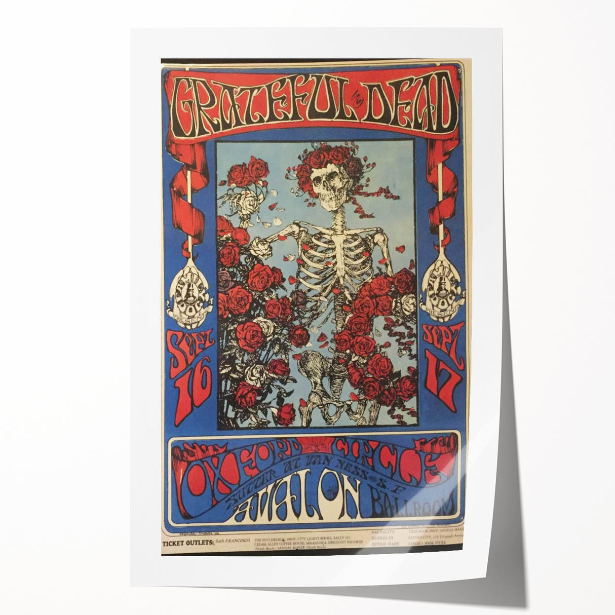 Grateful Dead Retro Wall Art – Vintage Prints for Psychedelic Fans