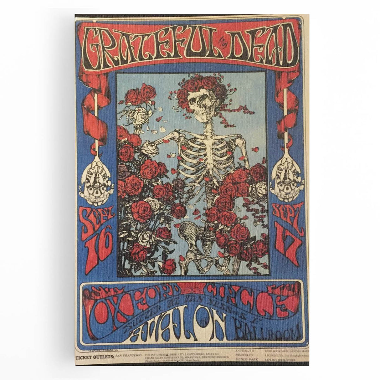 Grateful Dead Retro Wall Art – Vintage Prints for Psychedelic Fans