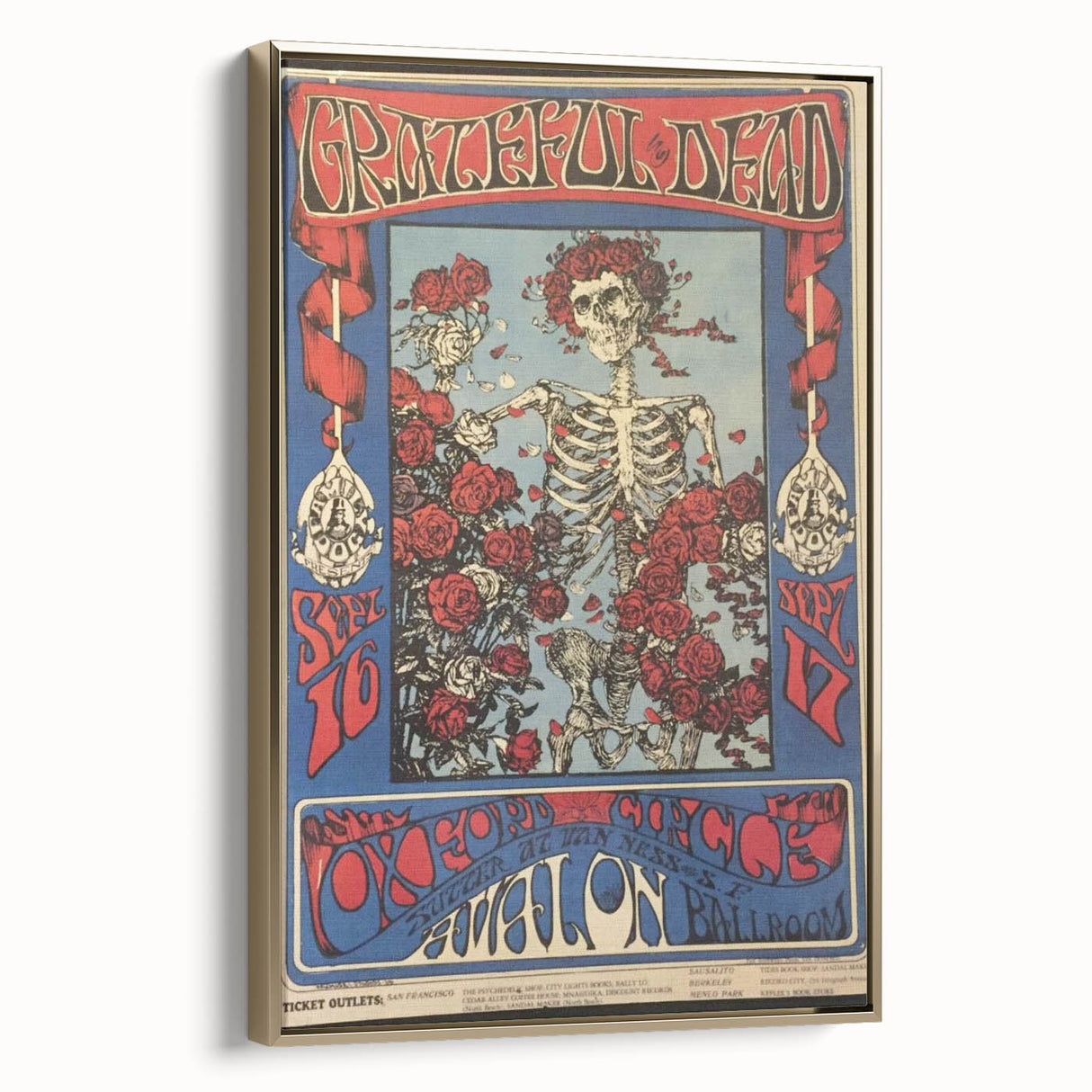 Grateful Dead Retro Wall Art – Vintage Prints for Psychedelic Fans