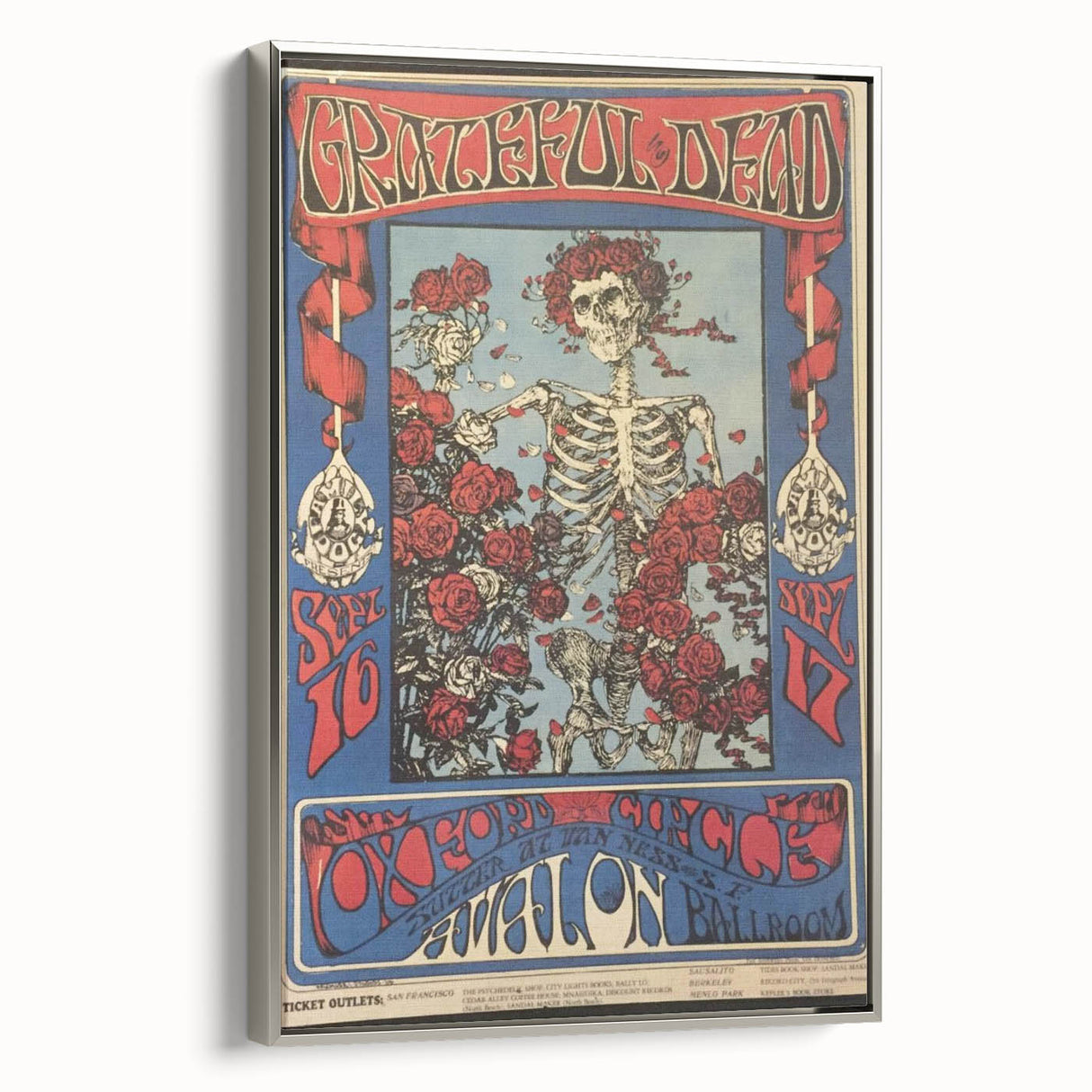 Grateful Dead Retro Wall Art – Vintage Prints for Psychedelic Fans