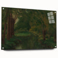 Realism Art Prints - Brook in a Clearing by Gustave Courbet Nature Scene