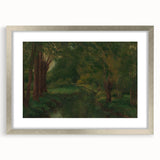 Realism Art Prints - Brook in a Clearing by Gustave Courbet Nature Scene