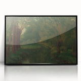Realism Art Prints - Brook in a Clearing by Gustave Courbet Nature Scene
