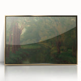 Realism Art Prints - Brook in a Clearing by Gustave Courbet Nature Scene