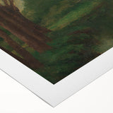 Realism Art Prints - Brook in a Clearing by Gustave Courbet Nature Scene