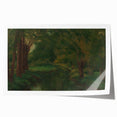 Realism Art Prints - Brook in a Clearing by Gustave Courbet Nature Scene