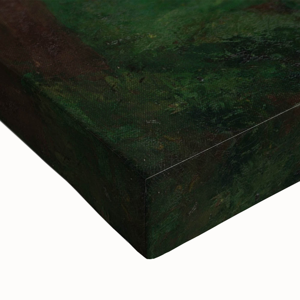 Realism Art Prints - Brook in a Clearing by Gustave Courbet Nature Scene