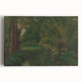 Realism Art Prints - Brook in a Clearing by Gustave Courbet Nature Scene