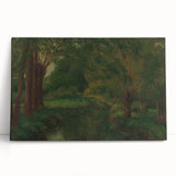 Realism Art Prints - Brook in a Clearing by Gustave Courbet Nature Scene