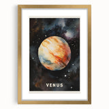 Kids' Room Educational Decor - Venus Planet Space Art Print