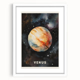 Kids' Room Educational Decor - Venus Planet Space Art Print