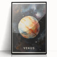 Kids' Room Educational Decor - Venus Planet Space Art Print
