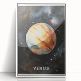 Kids' Room Educational Decor - Venus Planet Space Art Print
