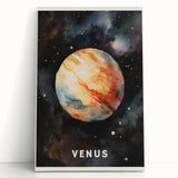 Kids' Room Educational Decor - Venus Planet Space Art Print