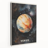 Kids' Room Educational Decor - Venus Planet Space Art Print