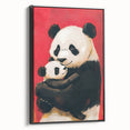 Adorable Panda Nursery Wall Art - Kids Room Prints & Decor