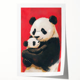 Adorable Panda Nursery Wall Art - Kids Room Prints & Decor