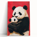 Adorable Panda Nursery Wall Art - Kids Room Prints & Decor