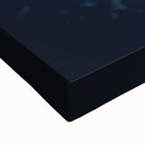 Large art of a black and white landscape painting on stretched canvas, ideal for bedroom decor.