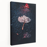 Large wall art featuring a fall landscape with warm orange and yellow hues on stretched canvas, ideal for kitchen decor.