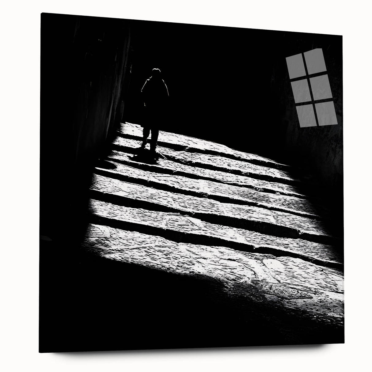 Shadowed Path – Emotional Silhouette Fine Art Photography Print