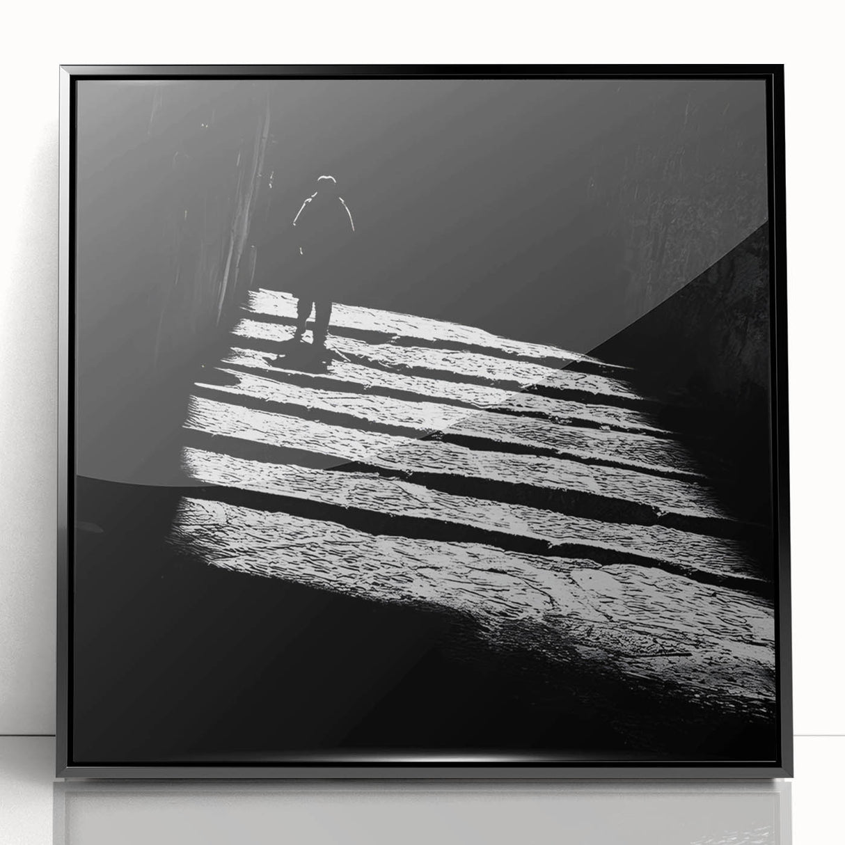 Shadowed Path – Emotional Silhouette Fine Art Photography Print