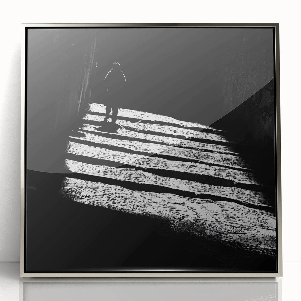 Shadowed Path – Emotional Silhouette Fine Art Photography Print